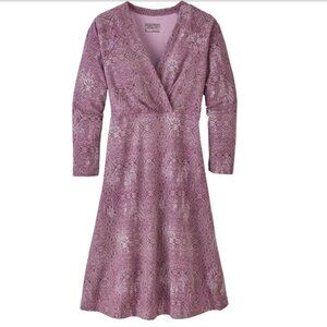 Patagonia Metairie Dress, Light Violet, Women's Large
